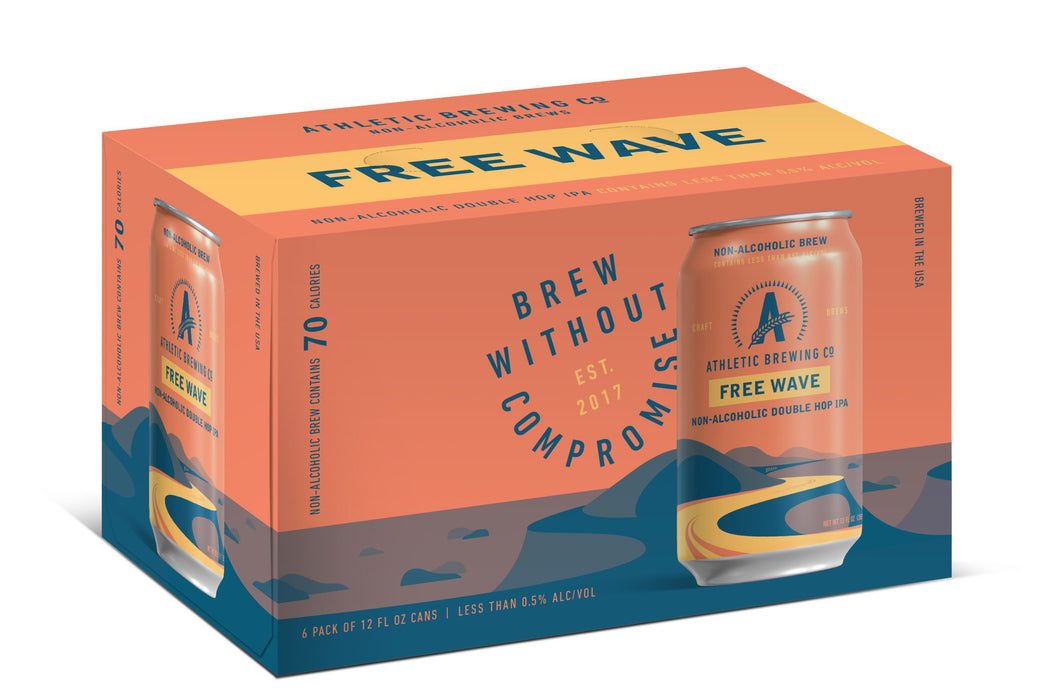 Athletic Brewing Co Free Wave Double Hop IPA 6-pack